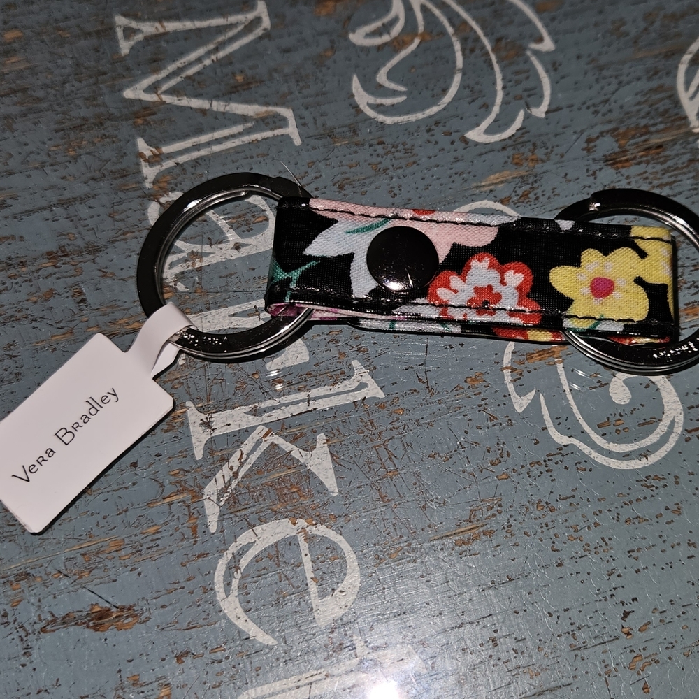 Vera Bradley Twice as Nice Keychain, NEW